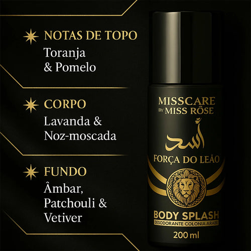Body Splash Masculino Força do Leão