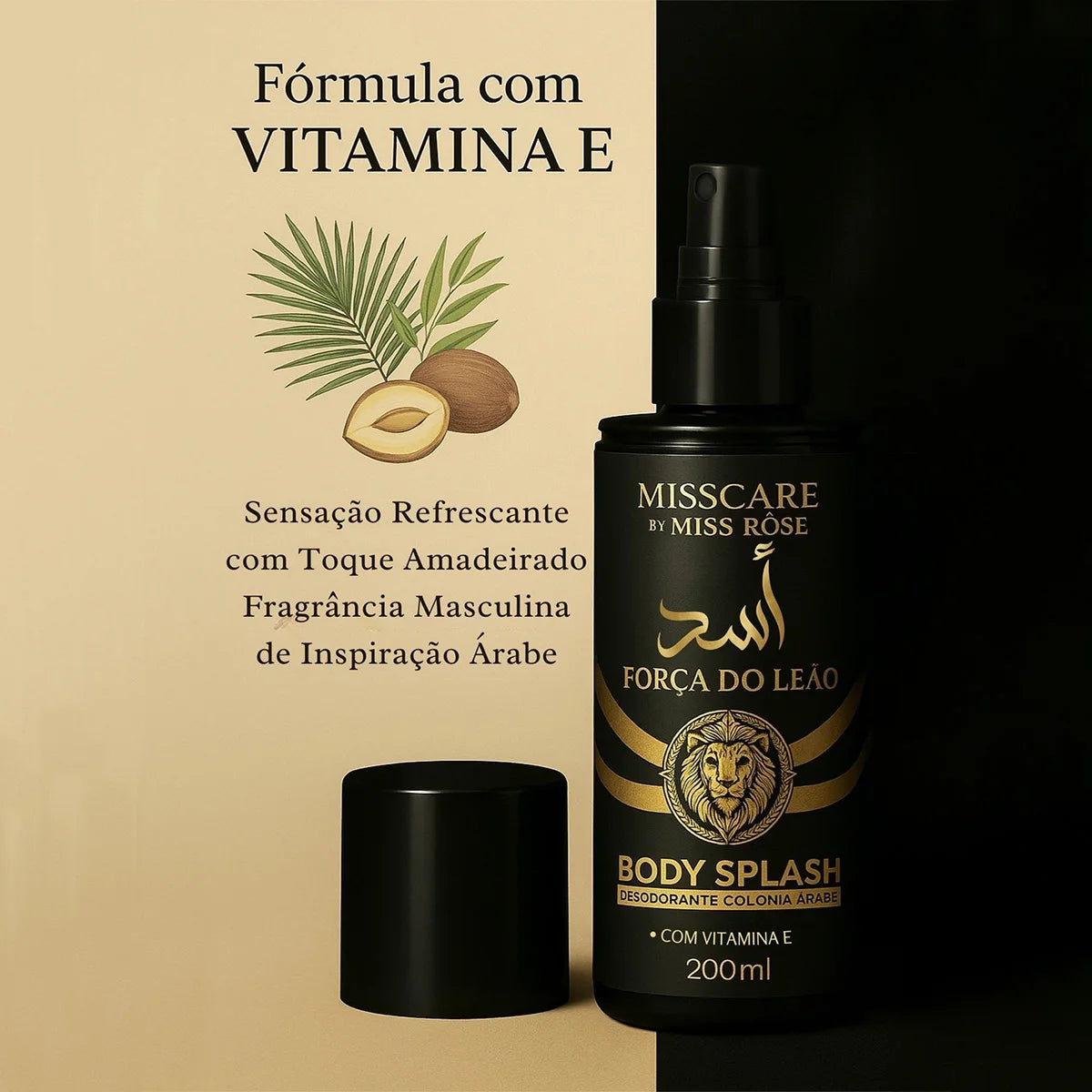 Body Splash Masculino Força do Leão