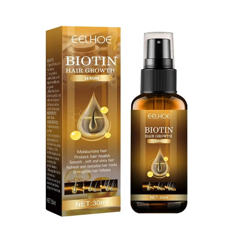 Spray crescimento capilar de biotina