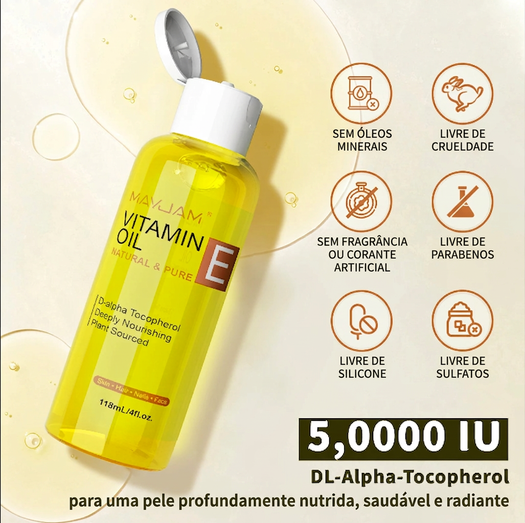 Óleo de vitamina E natural