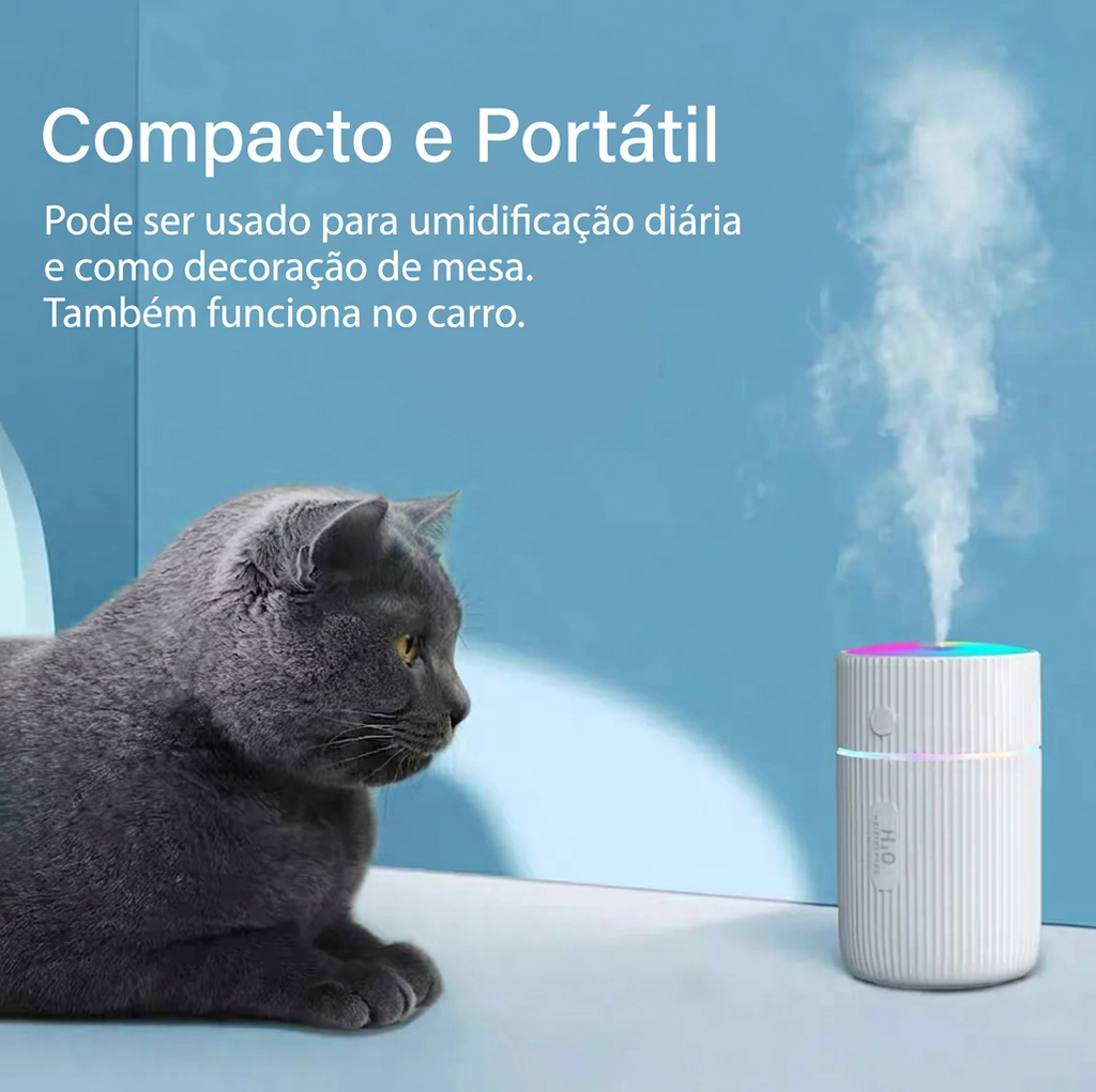 Umidificador de ar 220ml Aroma ultrassônico