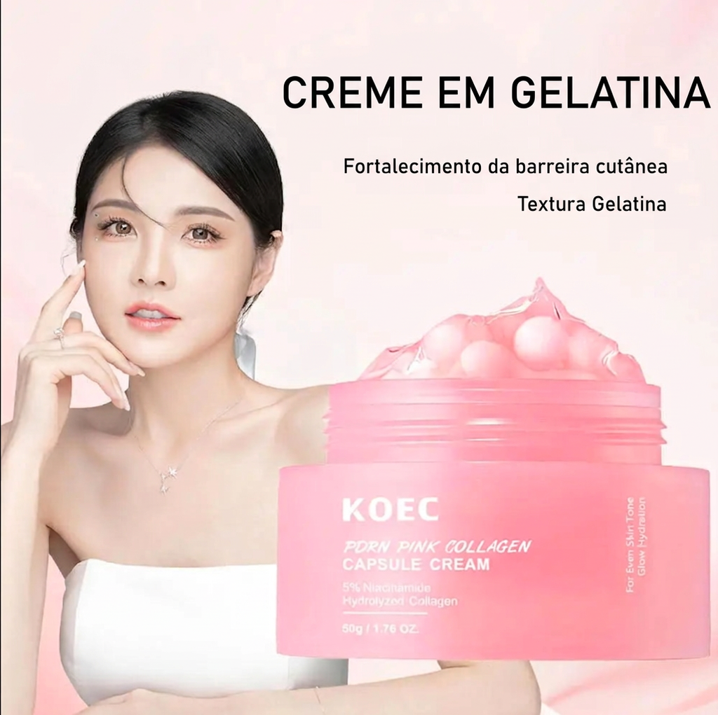Creme de cápsula de colagem rosa 5% niacinamida