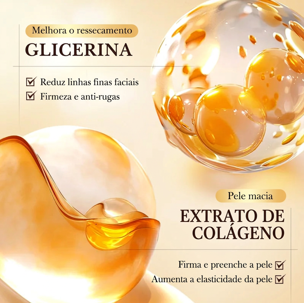 Sadoer 24k soro de colágeno dourado para o rosto